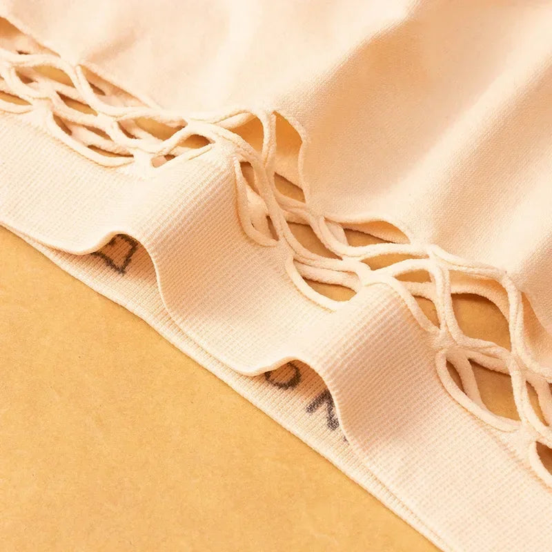 Sexy G-string Thongs Women Panties Hollow Out Slip Femme Breathable Underwear Female Exotic Lingerie Underpants Plus Size S-XXL