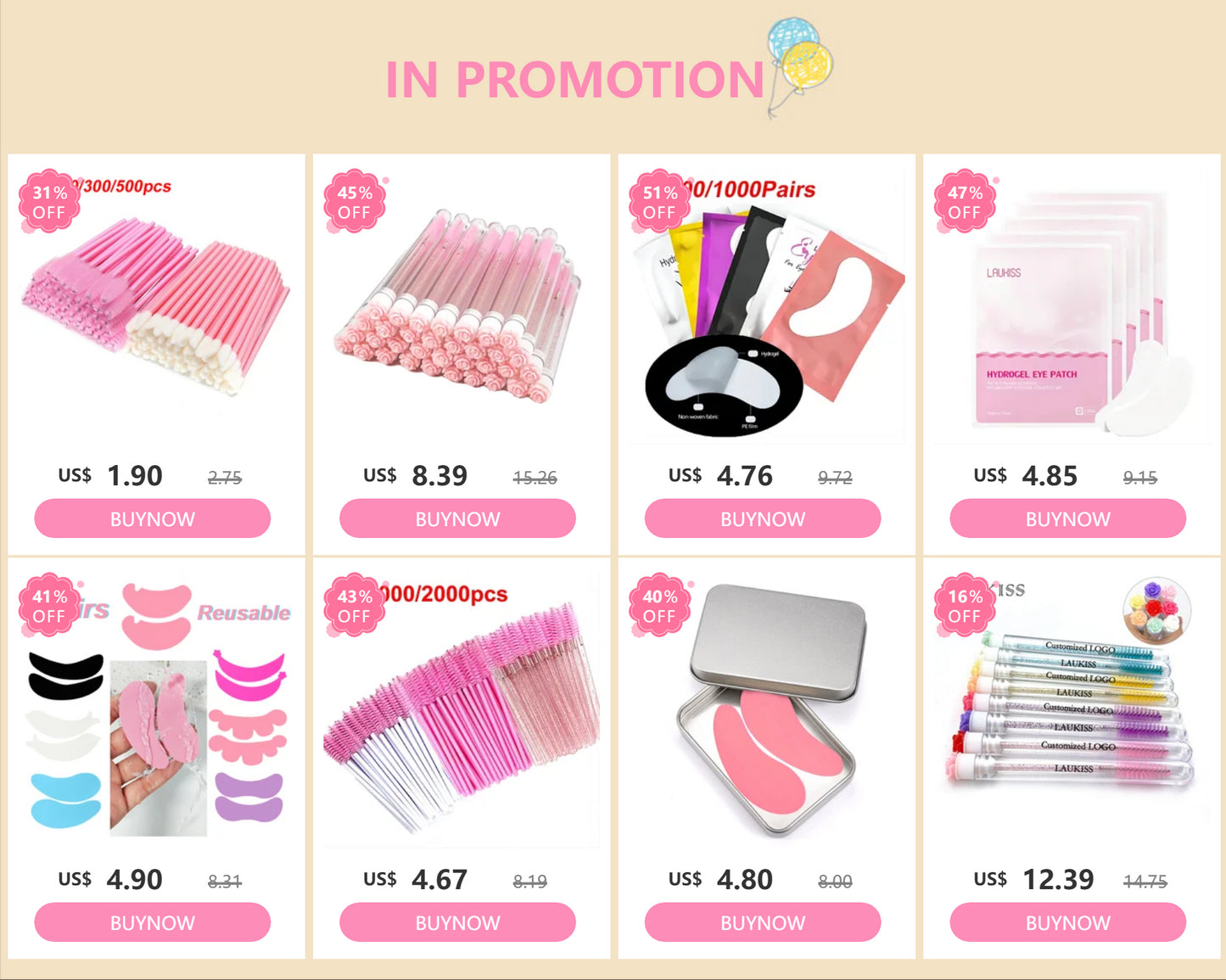 Laukiss 50/100/200Pairs Eyelash Pad Gel Patch Grafting Eyelashes Lint free Under Eye Patches For Eyelash Extension  Makeup Tools