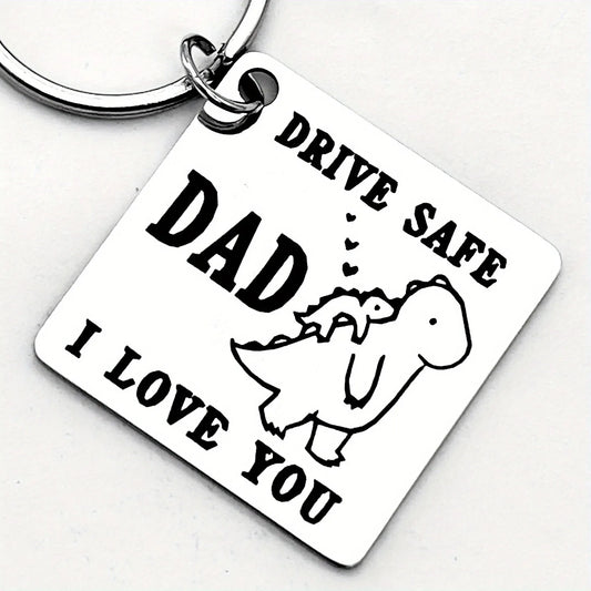 Safe driving, I love your dad keychain, creative, unique and fashionable gift, perfect Father's Day, birthday, gift accessories