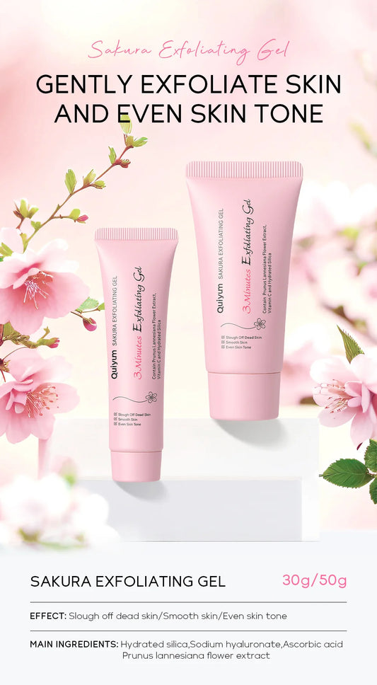Sakura Gentle Exfoliating Peeling Gel Facial Scrub Moisturizing  Nourishing Repair Scrubs Face Cream Beauty Skin Care