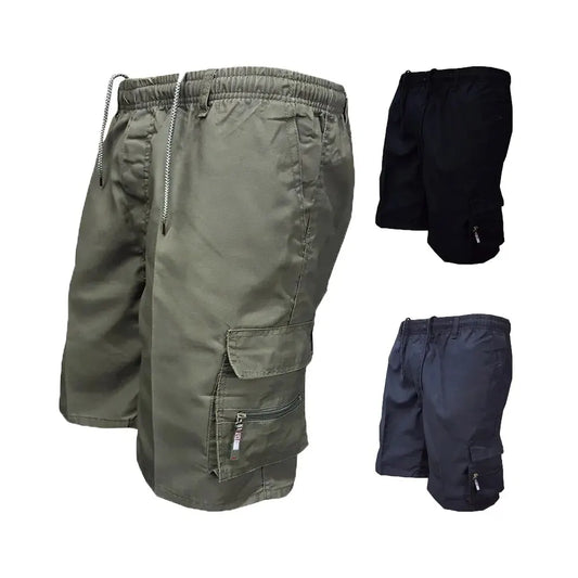 Men's Cargo Shorts Mens Tactical Pants Casual Big Pocket Sports Slacks Cargo Panels Trousers Plus Size for Male