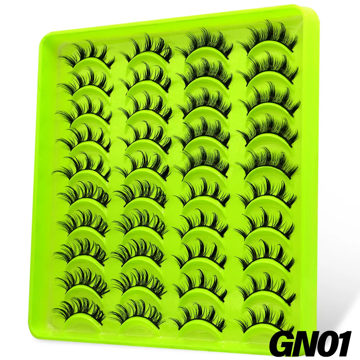 GROINNEYA New Natural Manga Lashes 5/7/20 Pairs 3D Mink Lashes Soft Cross Wispy False Eyelashes Eyelash Extension Makeup Tools