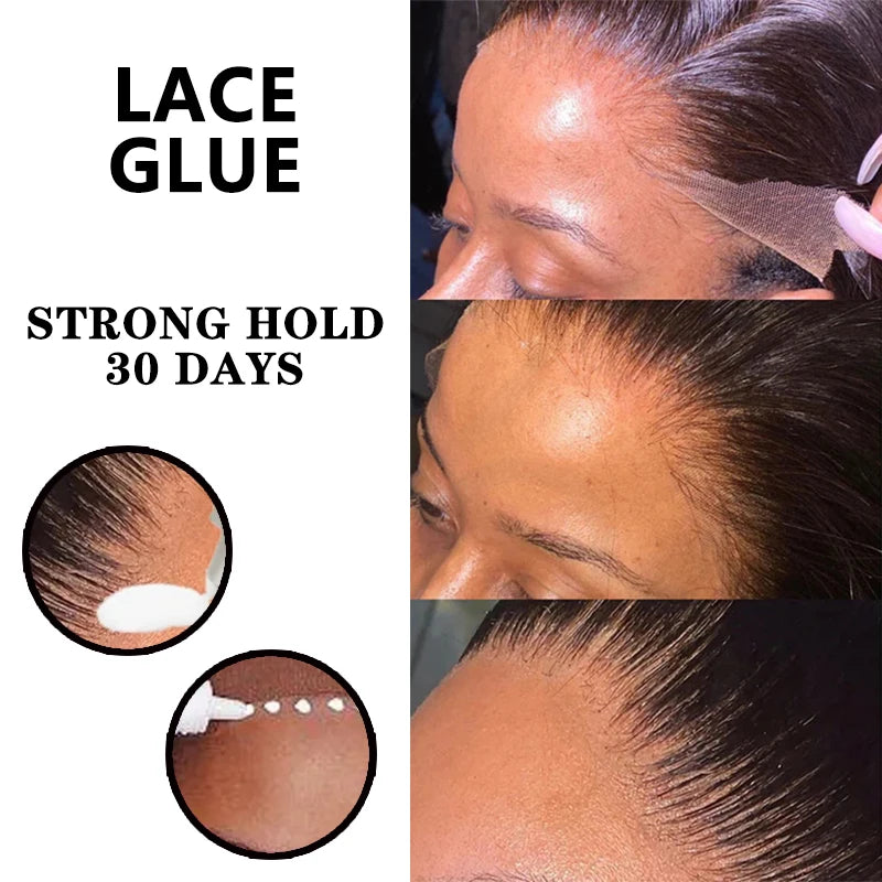 38ml 1.3oz Wig Glue Waterproof Hair Replacement Adhesive Sweatproof And 30ml 1oz Glue Remover For Lace Front Wig