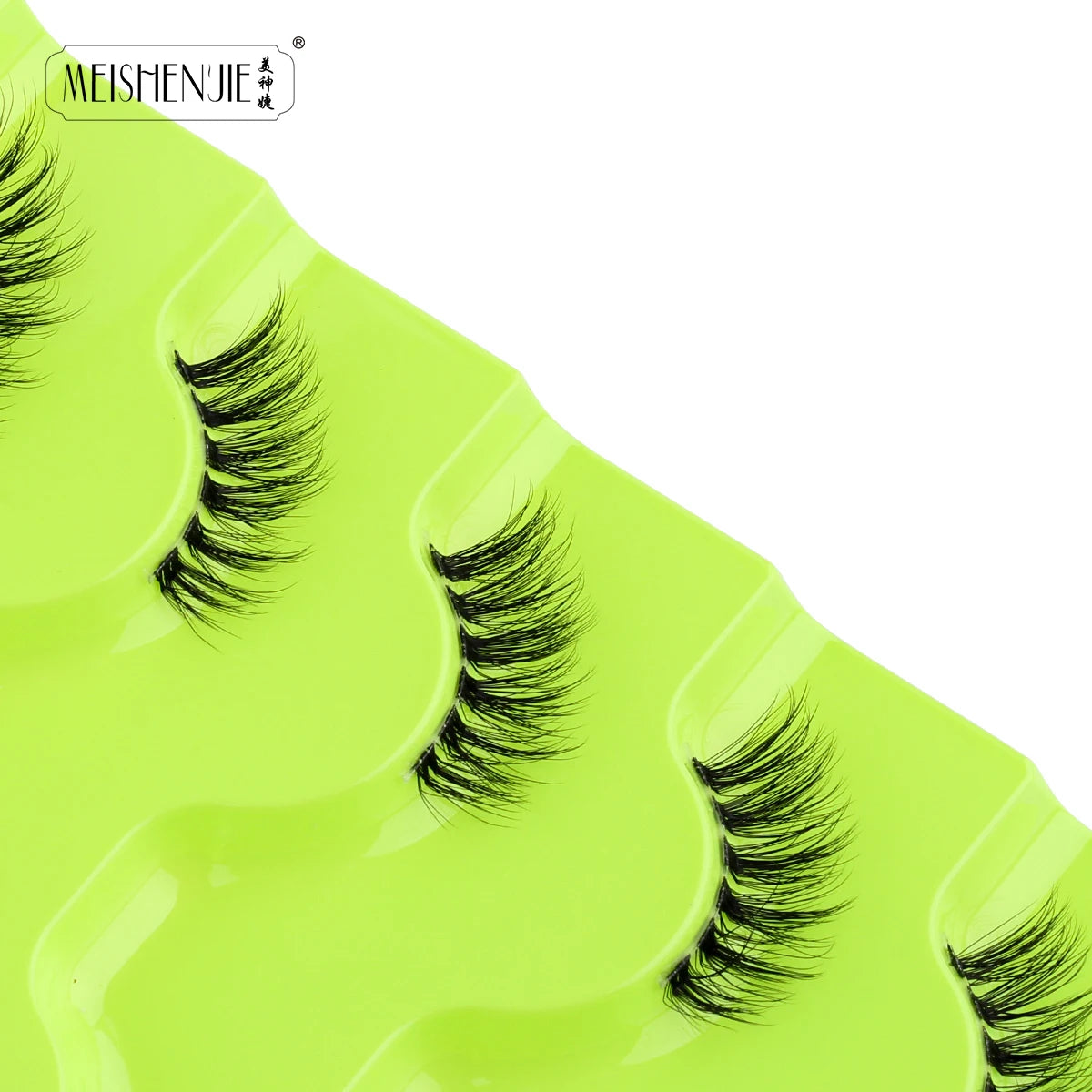 Hot Sale 3/5/6 Pairs 3D Mink Lashes Natural Long Cat Half Eyelashes Wispy Fluffy Manga Lashes Makeup Tools Faux Cils maquillaje