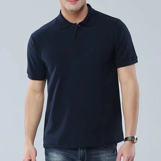 Men's shirt customization/design logo short sleeved polo shirt DIY logo top casual work advertising team/commemorative polo