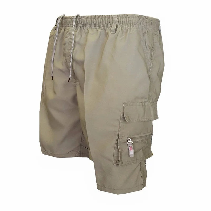 Men's Cargo Shorts Mens Tactical Pants Casual Big Pocket Sports Slacks Cargo Panels Trousers Plus Size for Male
