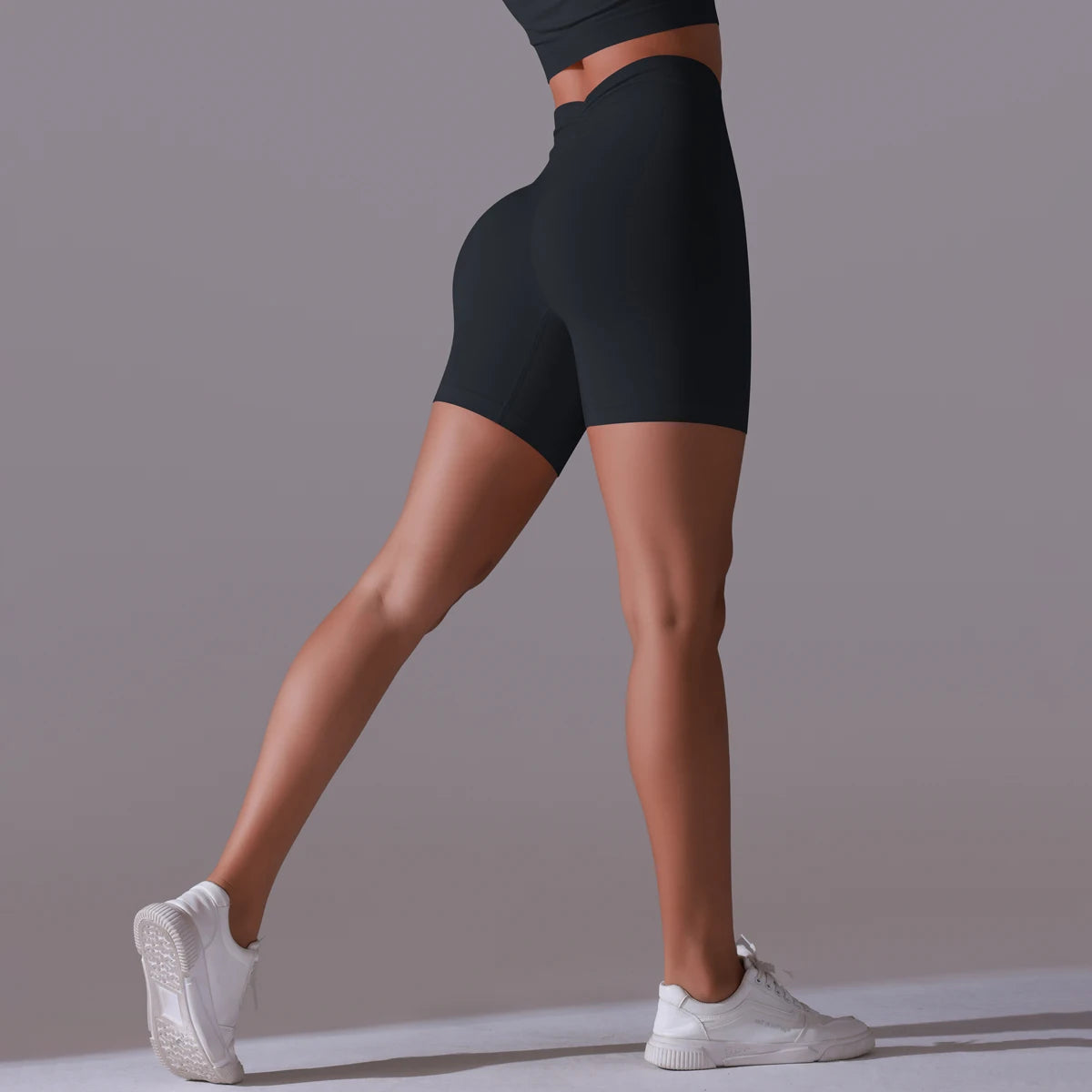 Women Yoga Shorts High Waist Workout Shorts Fitness Yoga Lift Butt Fitness Ladies Yoga Gym Running Short Pants Sportswear