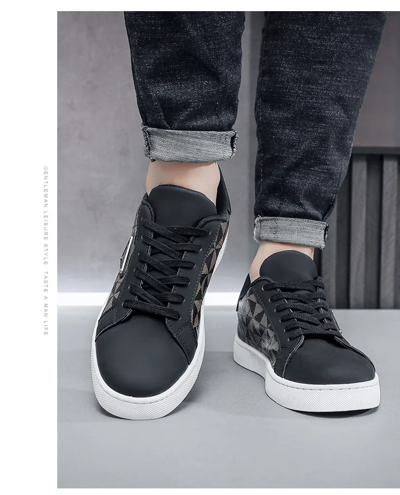 Men's Trendy Versatile Breathable Casual Shoes Fashionable Sport Shoes Leather Shoes Casual Shoes From United Kingdom