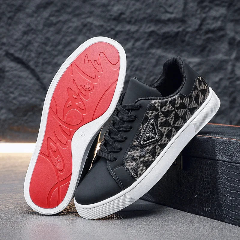 Men's Trendy Versatile Breathable Casual Shoes Fashionable Sport Shoes Leather Shoes Casual Shoes From United Kingdom