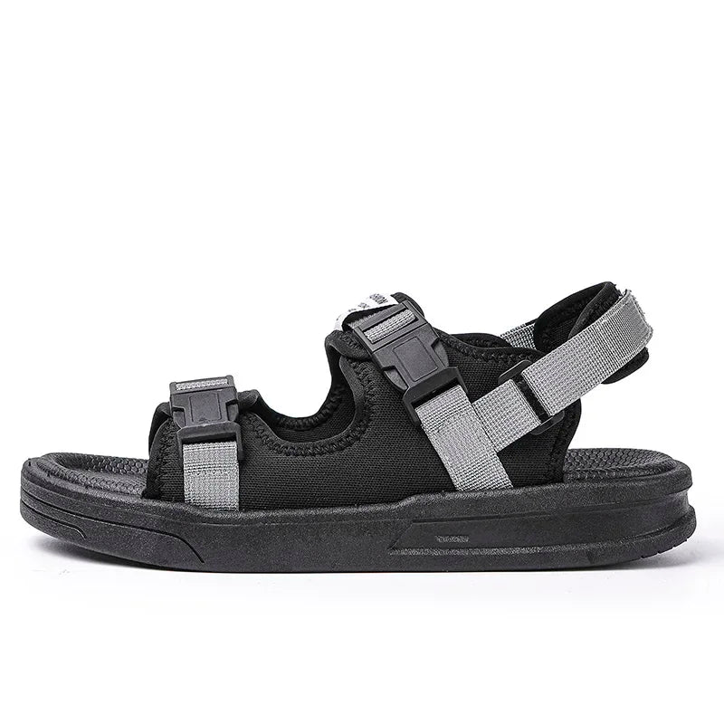 Men Sandals 2024 Trending Men's Luxury Sandals Man Summer 2024 Shiatsu Slippers Flat Sandal Beach Shoes Platform Sandals. Mens