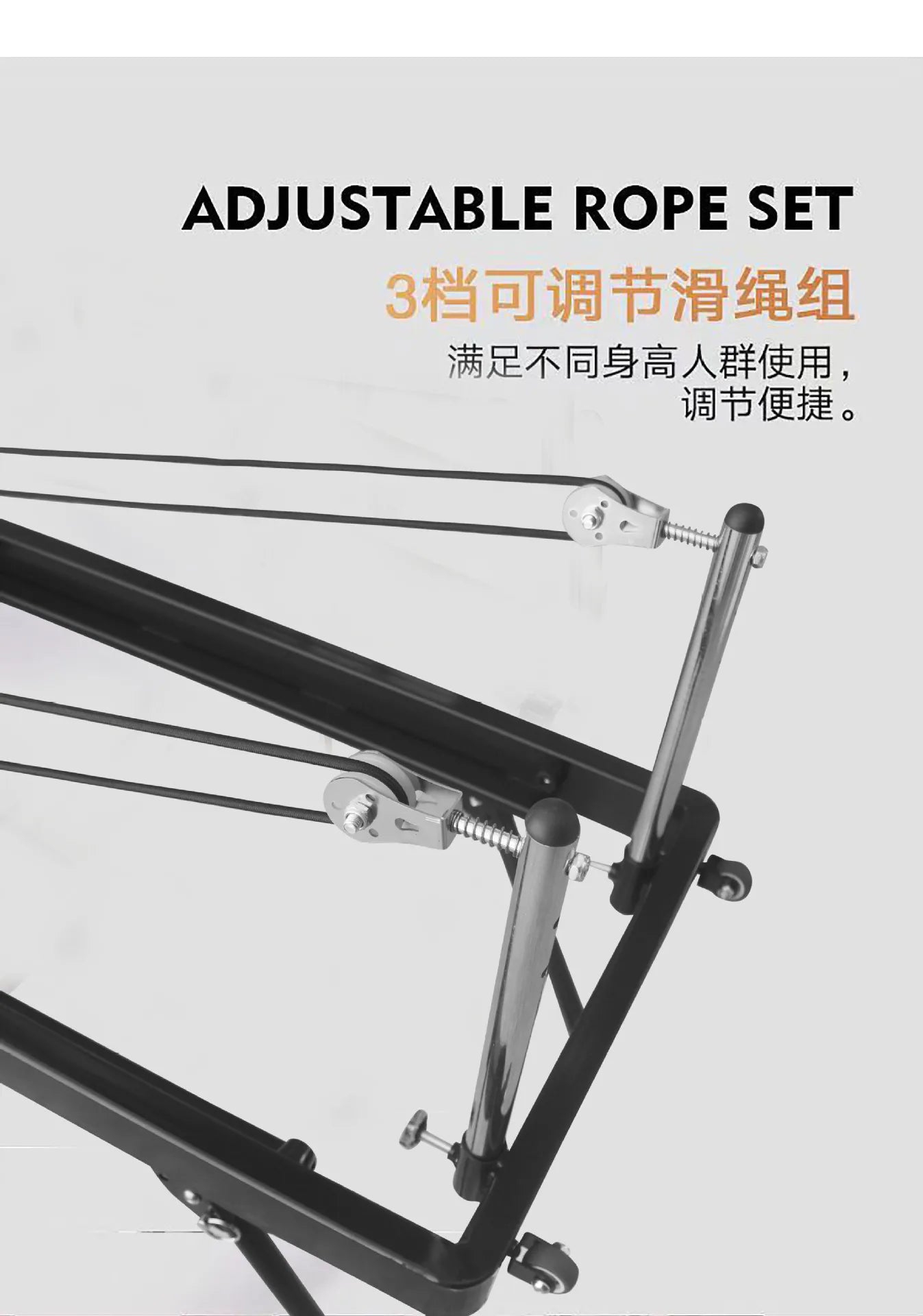 MIYAUP New Popular Foldable Home Yoga Bed With Foot Pedal Fitness Equipment Pilates Core Bed