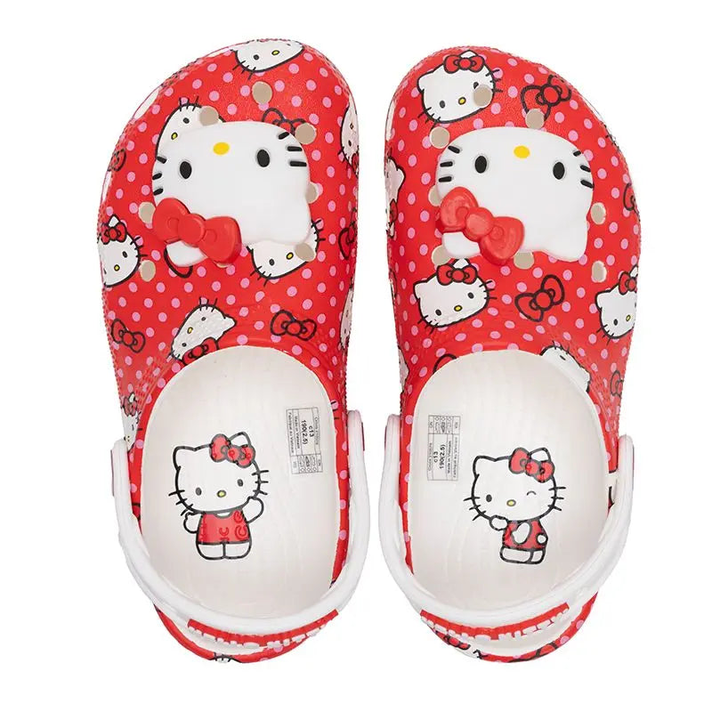 Hello Kitty Pochacco Melody Summer Children Cartoon Children Slipper Nonslip Soft Soled Wrap Toe Sandal Holiday Gift ﻿