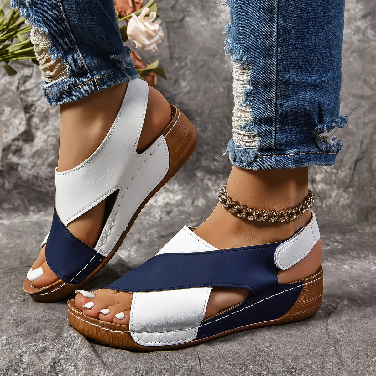 Woman Sandals Shoes Summer Beach Walking Shoes Party Women Shoe Plus Size Ladies Shoes Open Toe Female Women Sandal Footwear