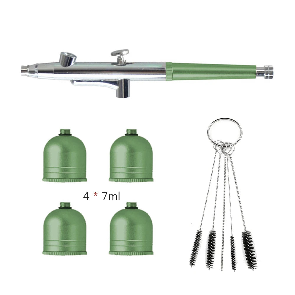 Airbrush Nail Kit Airbrush for Nails Cake Crafts Air Brush Nail Art Paint Replacement Cup Airbrush Gun Manicure Accessories K5
