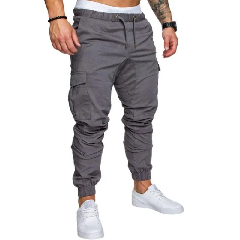 Men's overalls Fitness Training Sports Pants Jogger Men's Fashion Casual Feet Sports Pants Bottoms Sportswear