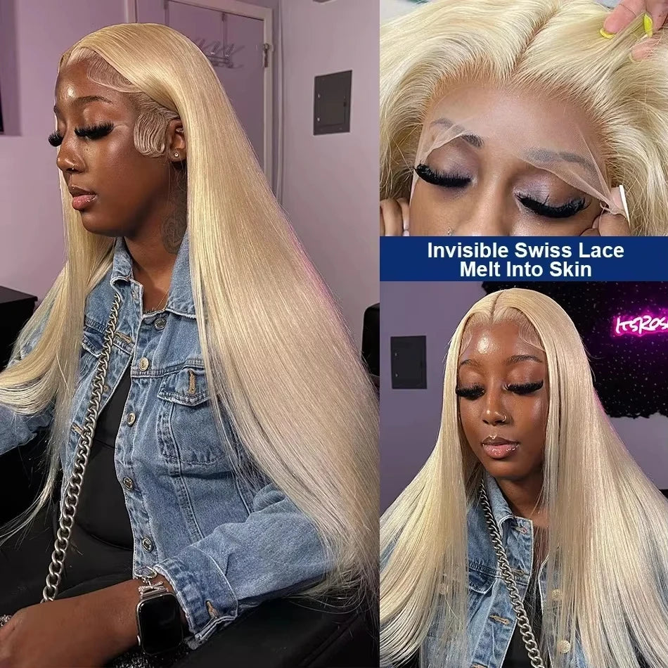 Varlea Blonde 613 Lace Front Wigs 13x6 Hd Lace Wig Straight Lace Front Wigs Human Hair 13x4 Lace Front Wigs Honey Blonde Wig