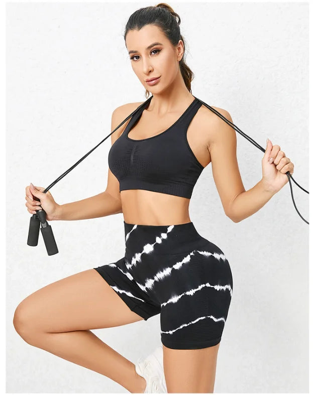 Yoga Shorts High Waist Workout Shorts Fitness Yoga Lift Butt Fitness Women Yoga Gym Running Short Pants Sportswear