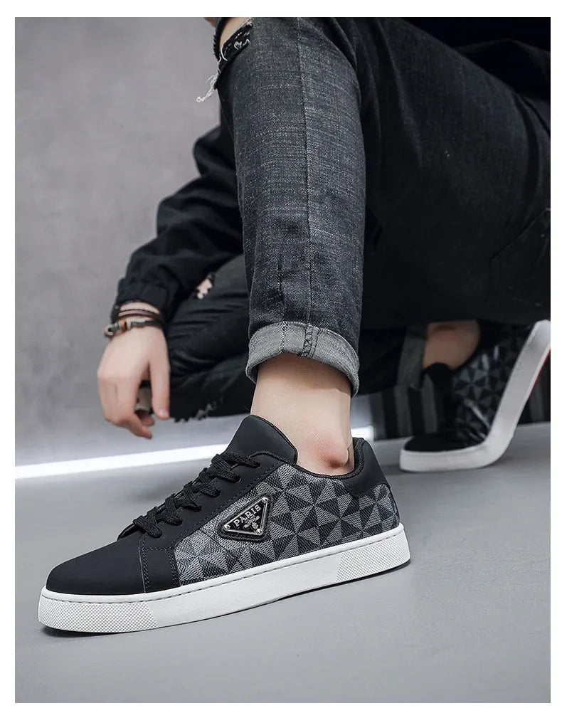 Men's Trendy Versatile Breathable Casual Shoes Fashionable Sport Shoes Leather Shoes Casual Shoes From United Kingdom