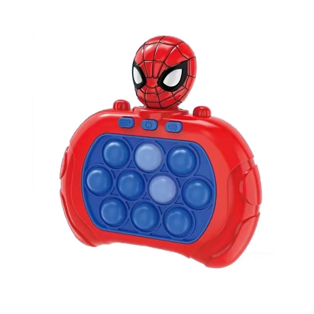 New Sanrio Stitch Quick Push Bubbles Game Machine Kids Fun Whac-A-Mole Squeezing Anti Stress Sensory Bubble Fidget Toy Gifts