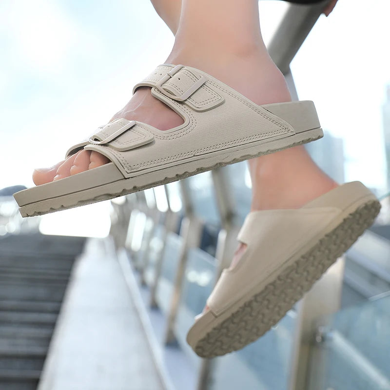 Classic Fashion Men's Slippers Non-Slip Sandals Outdoor  Beach Casual Shoes EVA Slides Original Men Summer Sandal