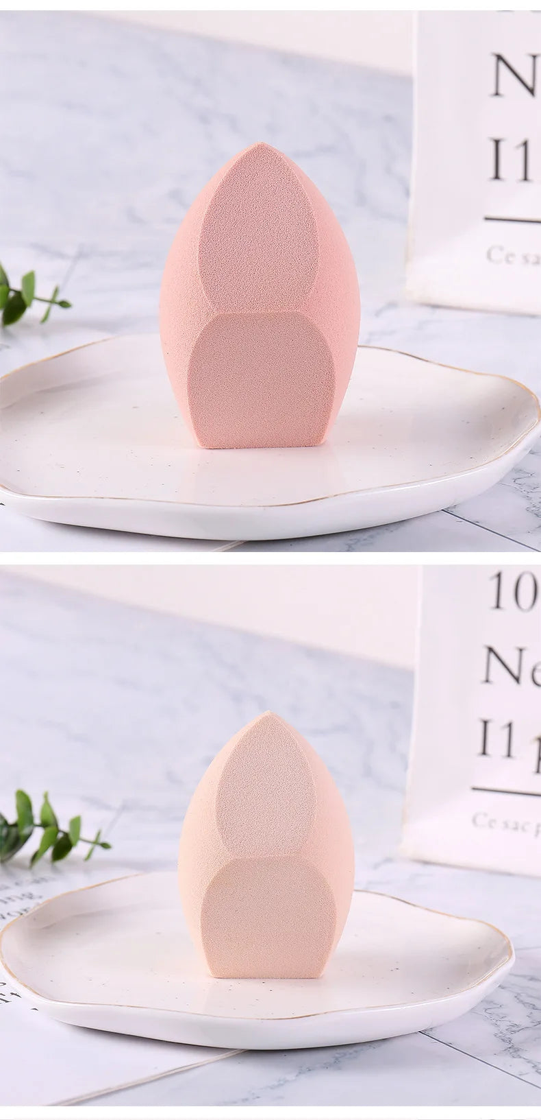 Beauty Egg Makeup Blender Cosmetic Puff Makeup Tools Giant Oversized Three Cuts Makeup Foundation Blender Sponge Beauty Tools