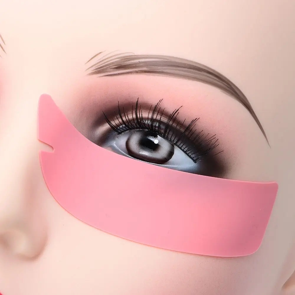 1Pair Reusable Eyelash Perm Silicone Eye Pads Lash Extension Under Eye Patches Sticky Eyelash Extension Patch Makeup Tools