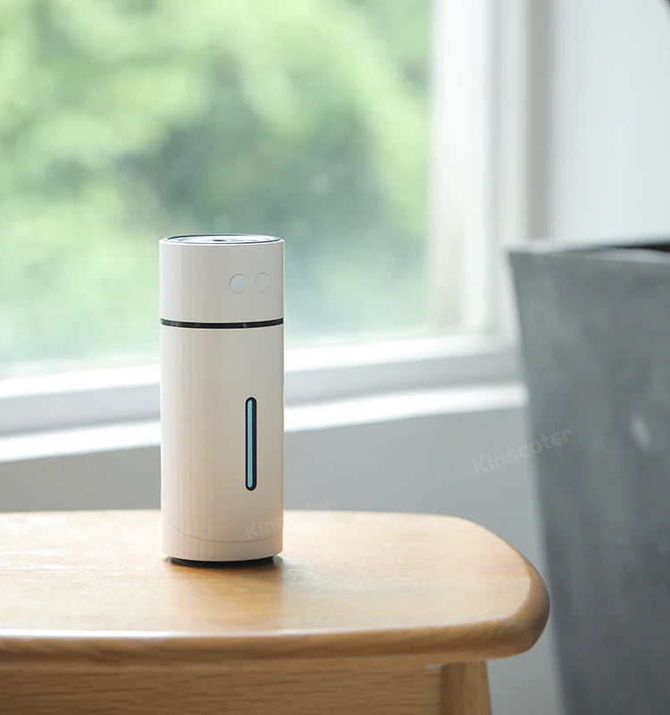 260ML Wireless Air Humidifier USB Aromatherapy Diffuser 1000mAh Rechargeable Battery Ultrasonic Cool Mist Maker Quiet Fogger