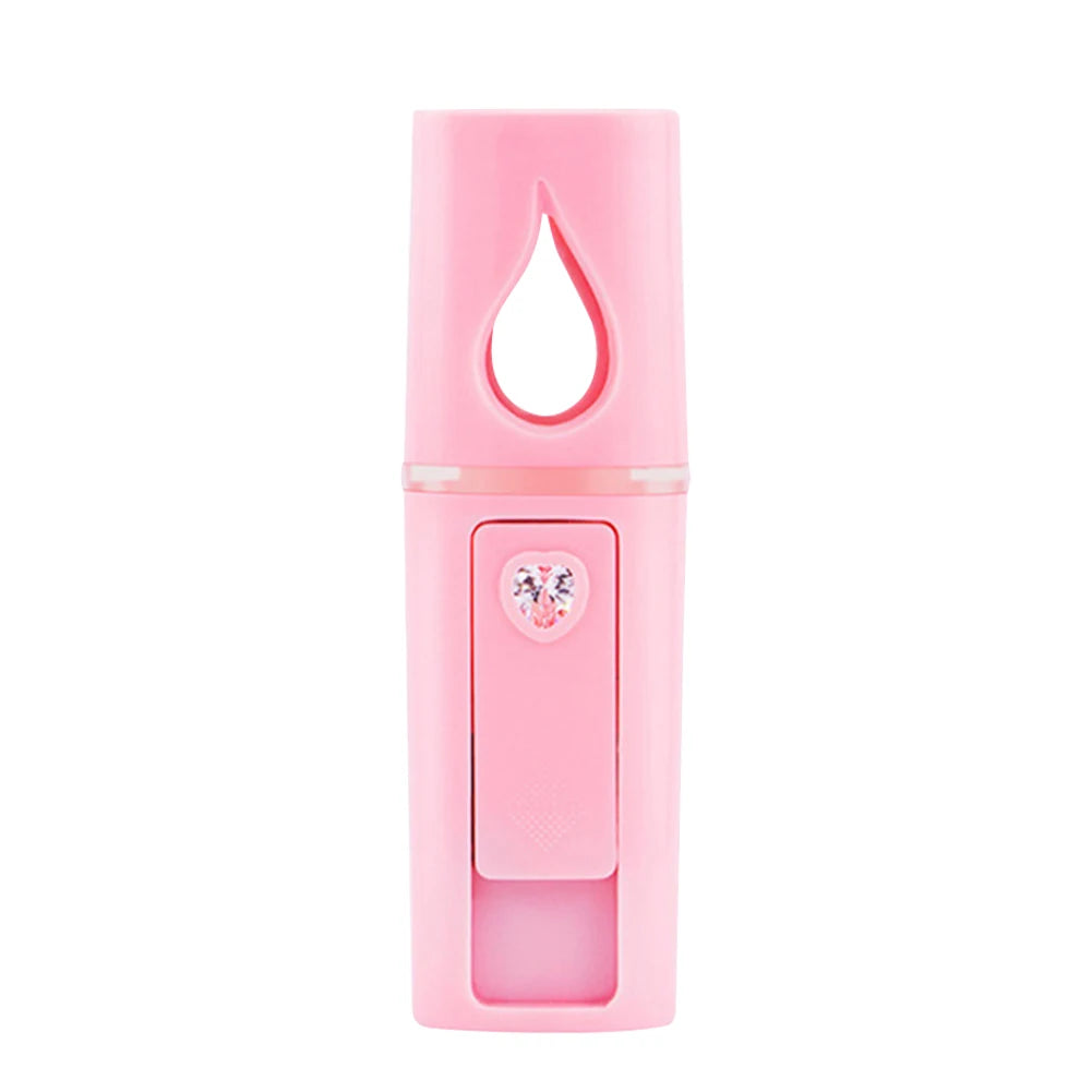 30ml Nano Mist Sprayer Visual Water Tank Portable Face Steamer Mini Beauty Device Handy Hydrating Sprayer for Eyelash Extensions