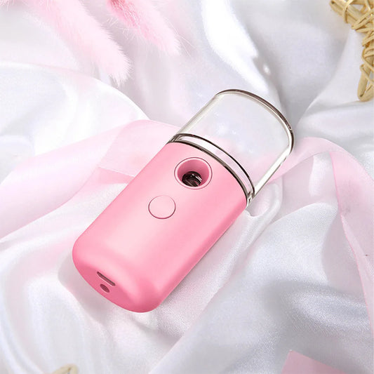 30ml Nano Mist Sprayer Visual Water Tank Portable Face Steamer Mini Beauty Device Handy Hydrating Sprayer for Eyelash Extensions