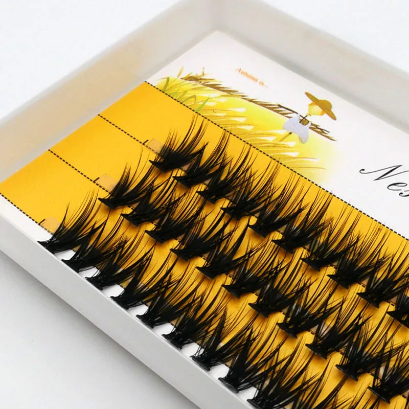 20D/30D Mink Eyelashes 1 Box/60 Bundles Natural Eyelash extension 3D Russia Individual Eyelash Cluster Makeup Tools Lashes Cilia