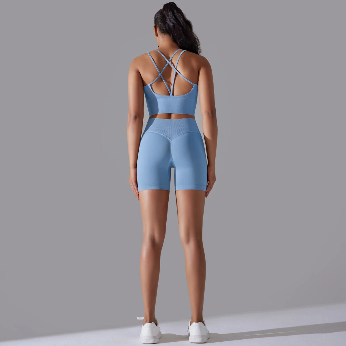 Sexy Yoga Sets Women's Tracksuit Seamless Sport Suit Running Workout Sportswear Gym Clothing Leggings Bra Fitness Suits 2 Pieces