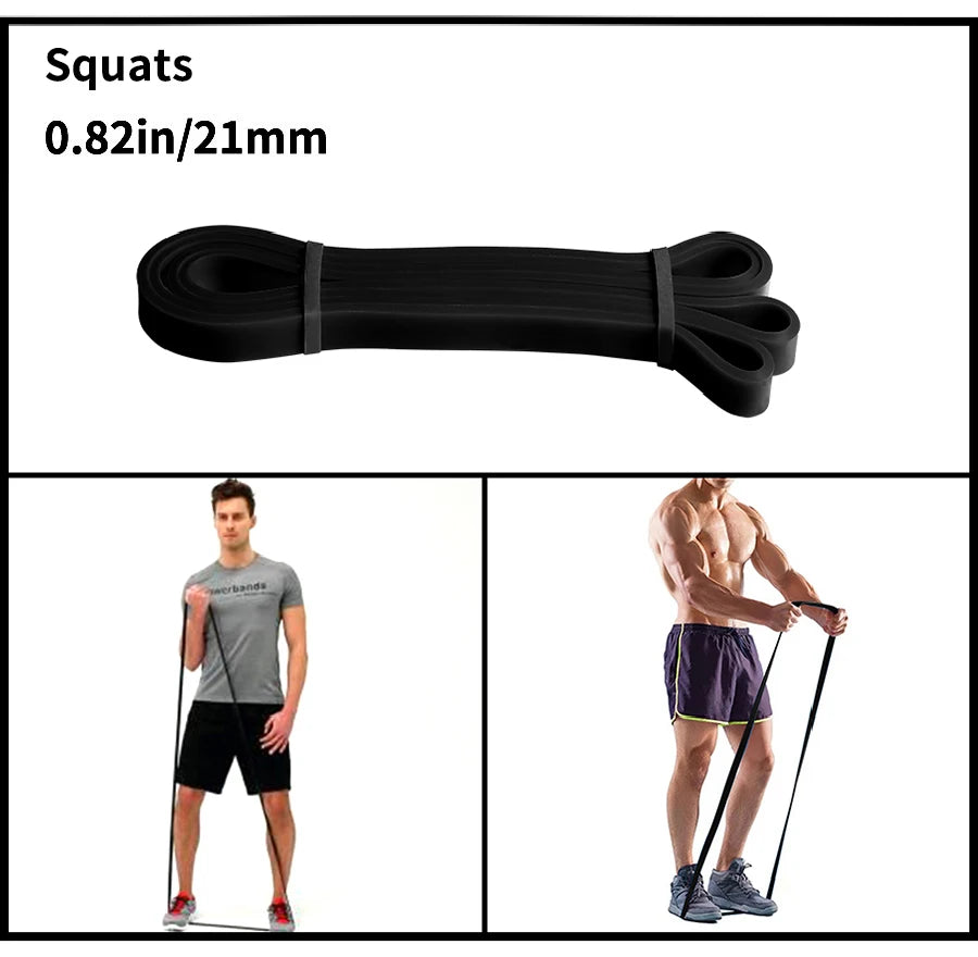 Heavy Duty Latex Resistance Band Exercise Elastic Band For Sport Strength Pull Up Assist Band Workout Pilates Fitness Equipment