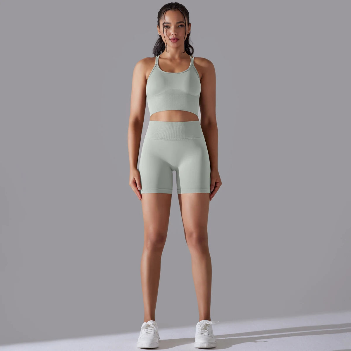 Sexy Yoga Sets Women's Tracksuit Seamless Sport Suit Running Workout Sportswear Gym Clothing Leggings Bra Fitness Suits 2 Pieces