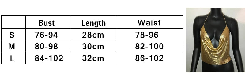 Sexy Metal Sequins Tank Top For Women 2025 Summer V Neck Backless Crop Tops Luxury Solid Short Party Nightclub Tank Tops