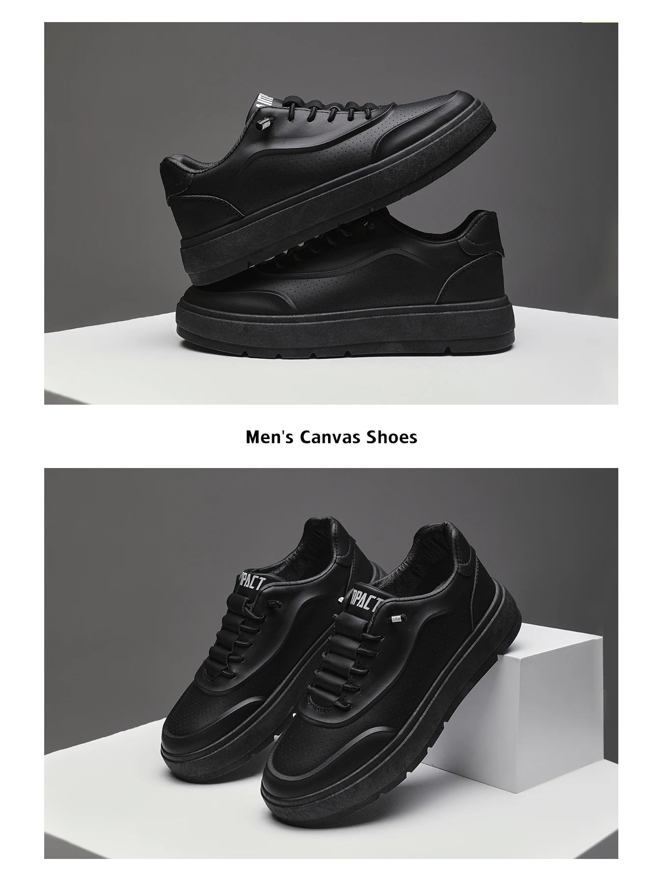 Men's Luxury Vulcanized Sneakers, Fashion Outdoor Sport Shoes w/Breathable Design for Gym/Casual Wear & Street Style