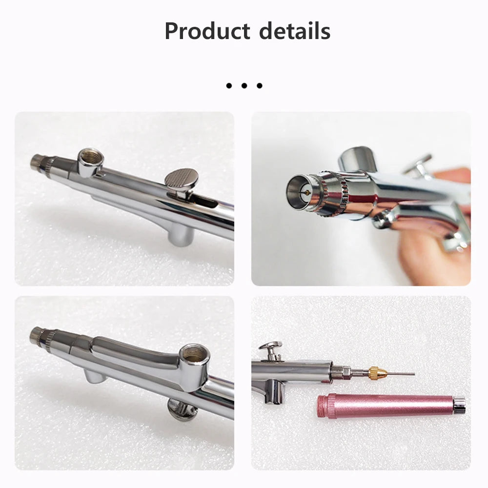 Airbrush Nail Kit Airbrush for Nails Cake Crafts Air Brush Nail Art Paint Replacement Cup Airbrush Gun Manicure Accessories K5