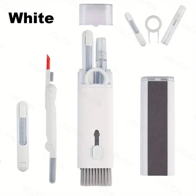 7 in 1 Computer Keyboard Cleaner Kit Brush Cleaning Pen For AirPods Laptop Bluetooth Earphones Clean Tools Keycap Puller Set