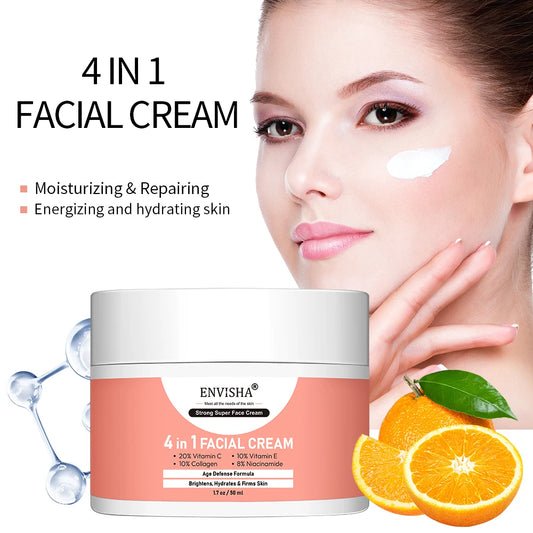Collagen Facial Cream Face Skin Care Anti-Aging Wrinkle Whitening Deeply Moisturizing Shrink Pores Hyaluronic Acid Niacinamide