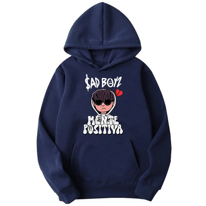 2024 Men's Hoodies Junior H Sad Boys Harajuku Girls Hip Hop Pullover Fancy Music Gift Casual Loose Comfortable Sweatshirt