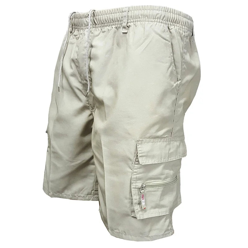Men's Cargo Shorts Mens Tactical Pants Casual Big Pocket Sports Slacks Cargo Panels Trousers Plus Size for Male