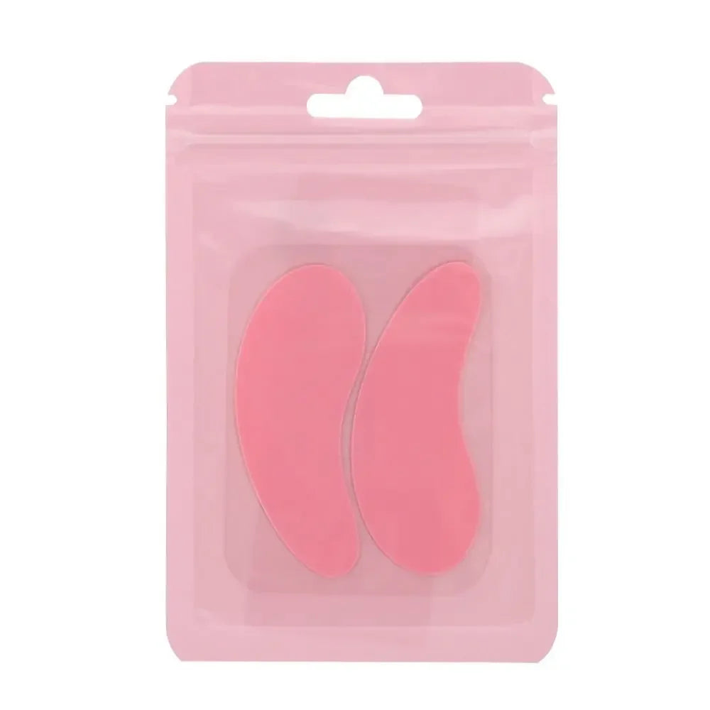 1Pair Reusable Eyelash Perm Silicone Eye Pads Lash Extension Under Eye Patches Sticky Eyelash Extension Patch Makeup Tools