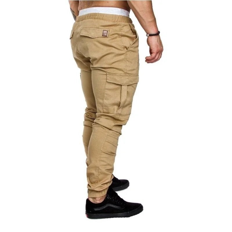Men's overalls Fitness Training Sports Pants Jogger Men's Fashion Casual Feet Sports Pants Bottoms Sportswear
