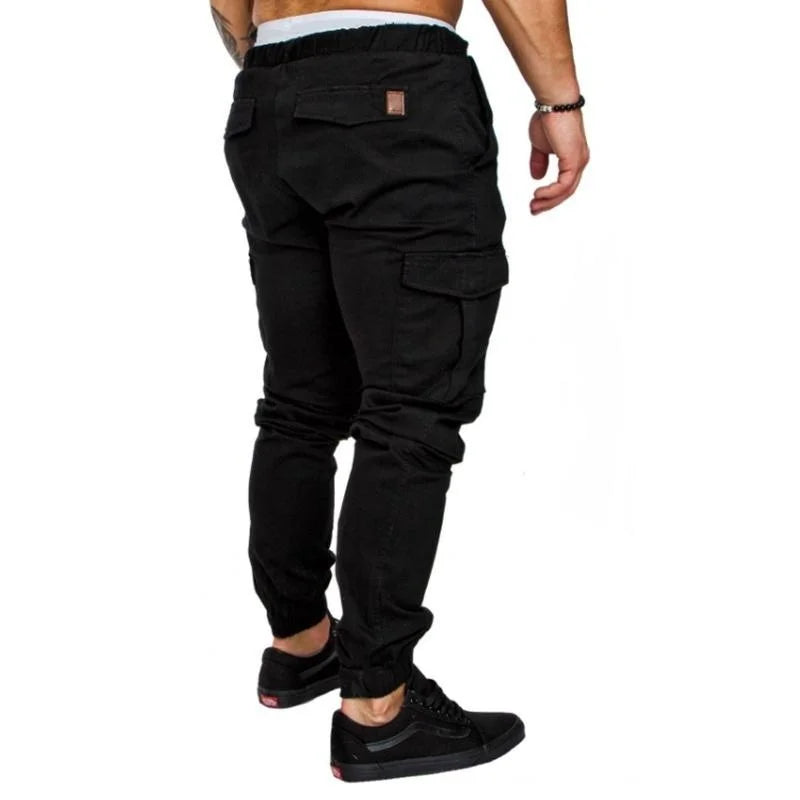 Men's overalls Fitness Training Sports Pants Jogger Men's Fashion Casual Feet Sports Pants Bottoms Sportswear