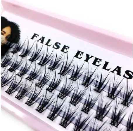 NEW3D DIY Clusters Volume Handmade Mink Eyelash Extension Curl Segmented False Lashes 5D fluffy Thick Bundle Cilias Makeup Tools