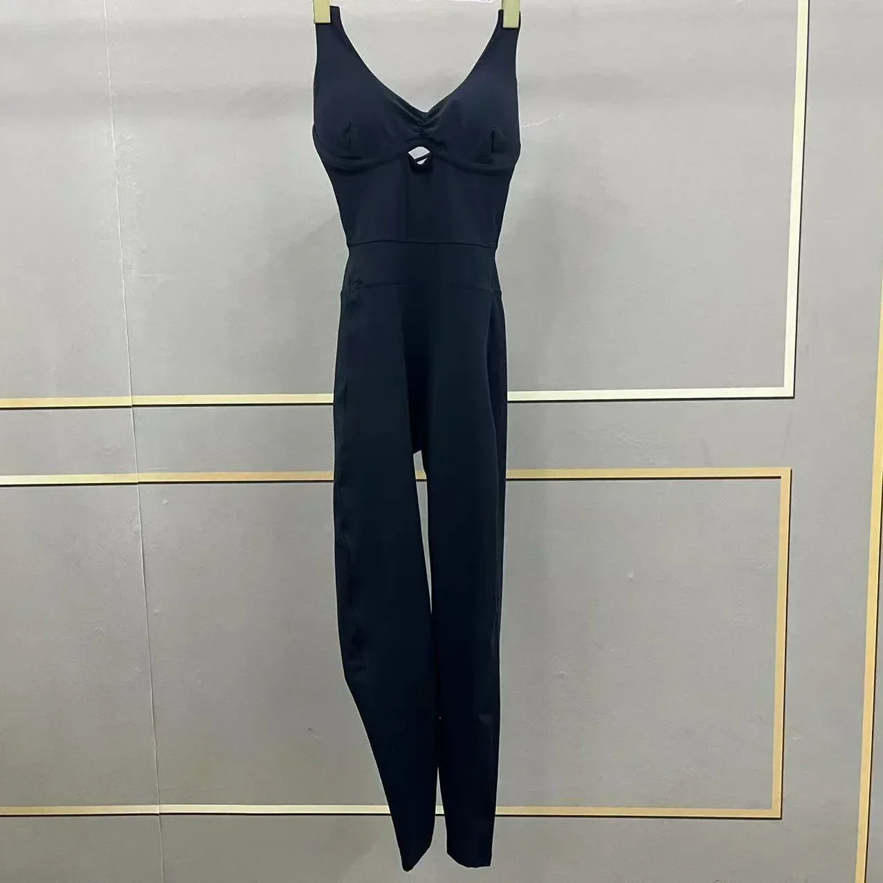 Sexy Cross Backless Scrunch Sport Jumpsuits Monkeys Women Sportswear One Piece Gym Yoga Workout Clothing Female Fitness Overalls