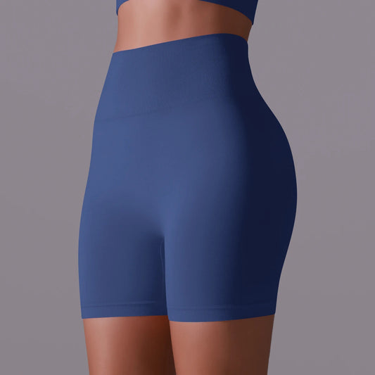 Women Yoga Shorts High Waist Workout Shorts Fitness Yoga Lift Butt Fitness Ladies Yoga Gym Running Short Pants Sportswear