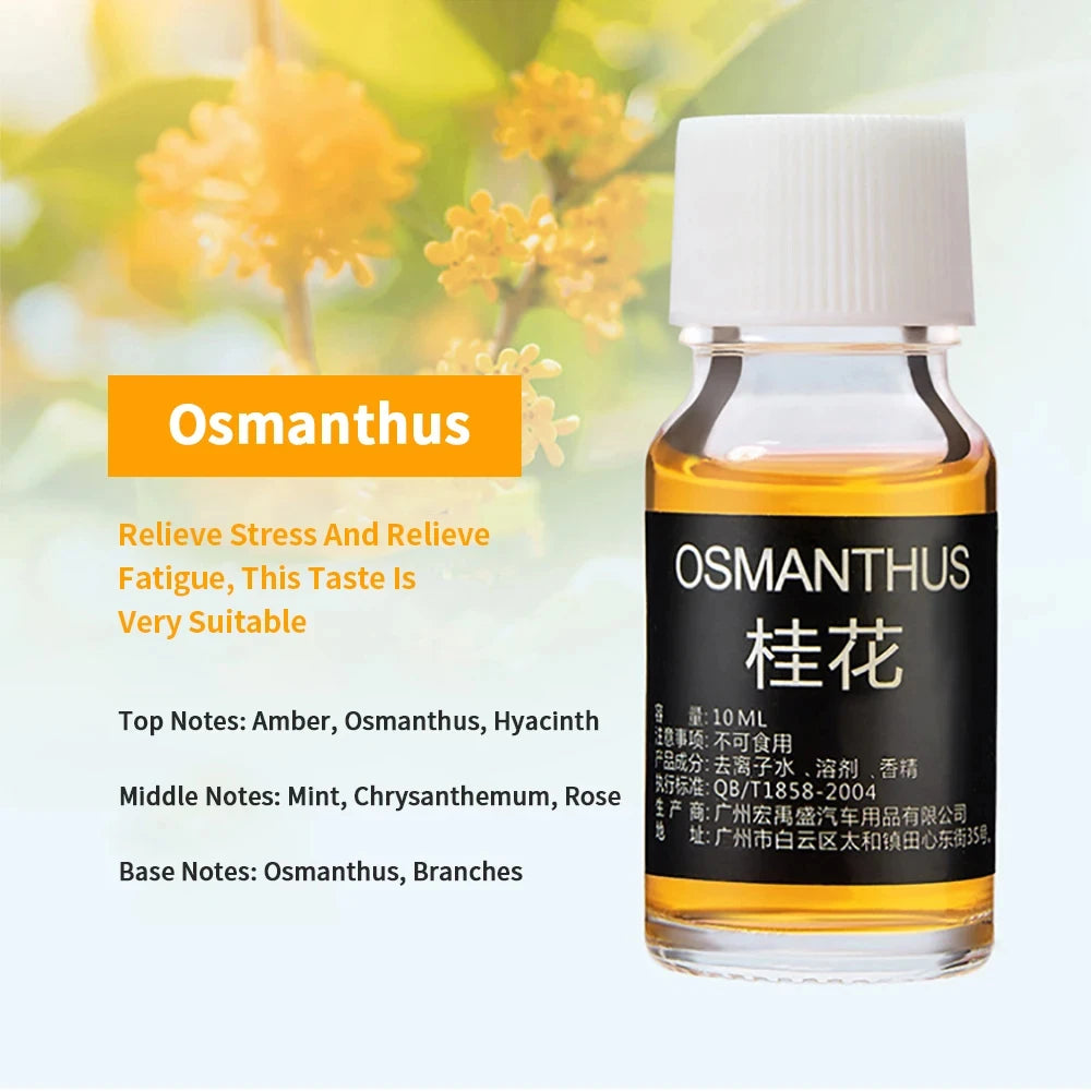 Car Perfume Refill Liquid Essential Oil Air Freshener Replenishment for Auto Natural Plant Aroma Diffuser Fragrance Humidifier