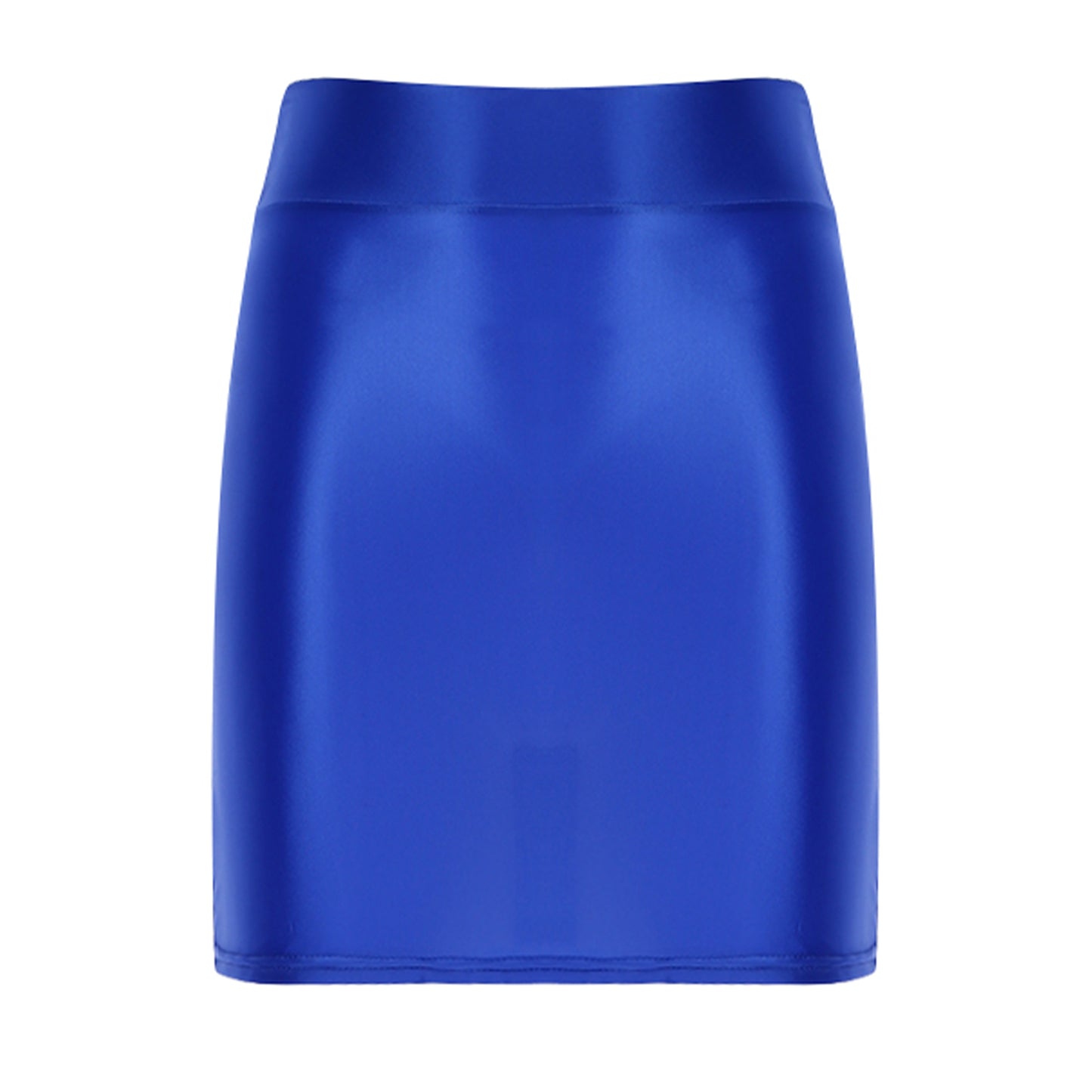 Womens Glossy Mini Skirts Solid Color Shiny Low Rise Elastic Waistband Pool Party Nightclub Ruffled Skirt Bikini Cover Ups