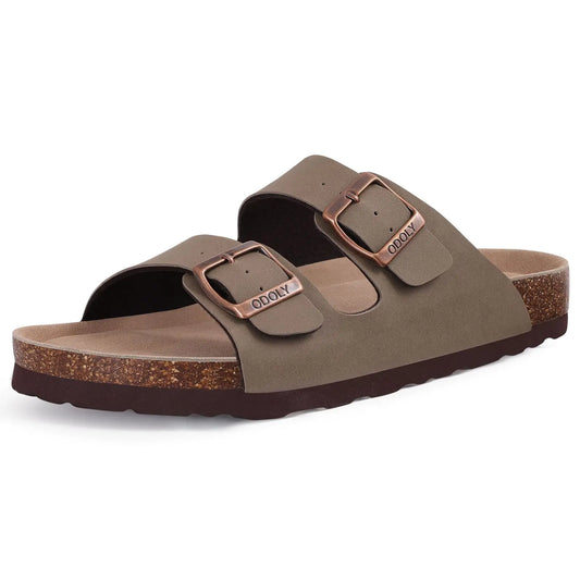 Litfun Fashion Clogs Sandals For Men Woen Summer Cork Footbed Outdoor Beach Slippers Orthopetic Mules Sandal With Arch Support