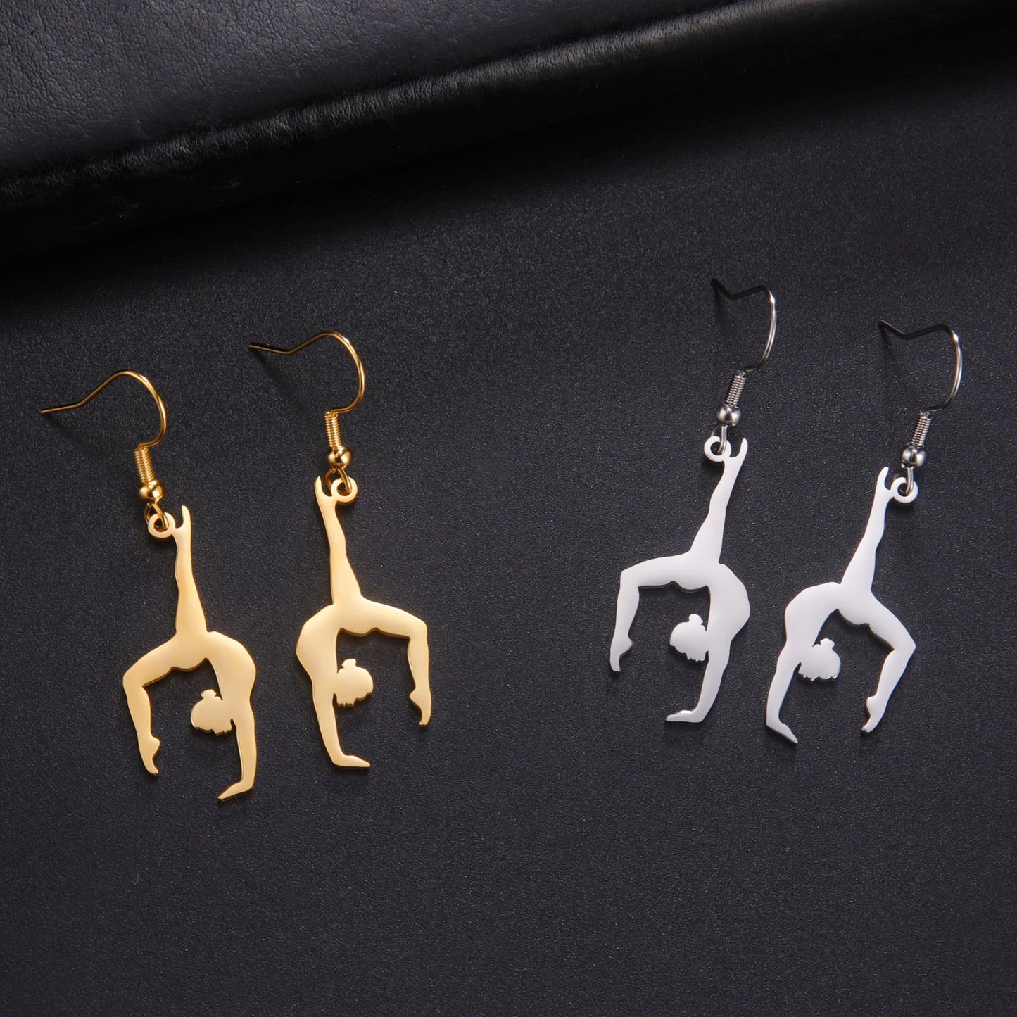 Rhythmic Gymnastics Necklace Women Trend 2025 Gymnast Stainless Steel Jewelry BFF Dancer Girl Sport Accessories Mother Day Gift